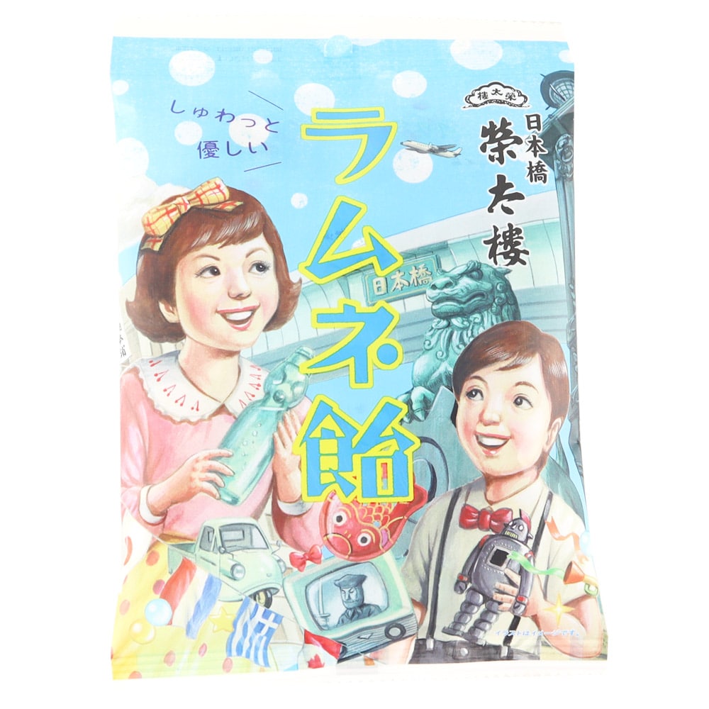 榮太樓 ラムネ飴 80g