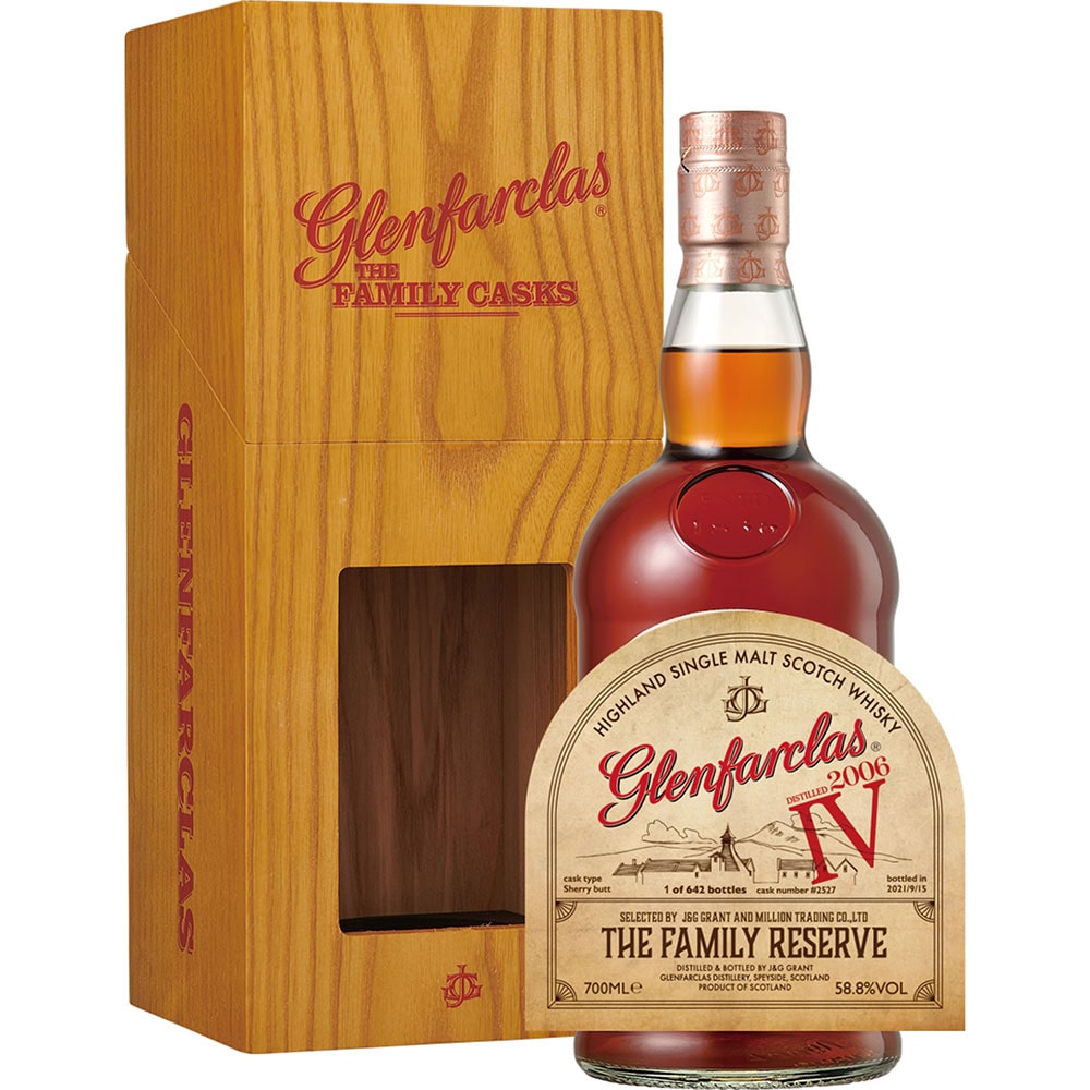 スコッチシングルモルトウイスキー グレンファークラス ファミリーリザーヴIV2006【シェリー・バット】 700ml | D+0