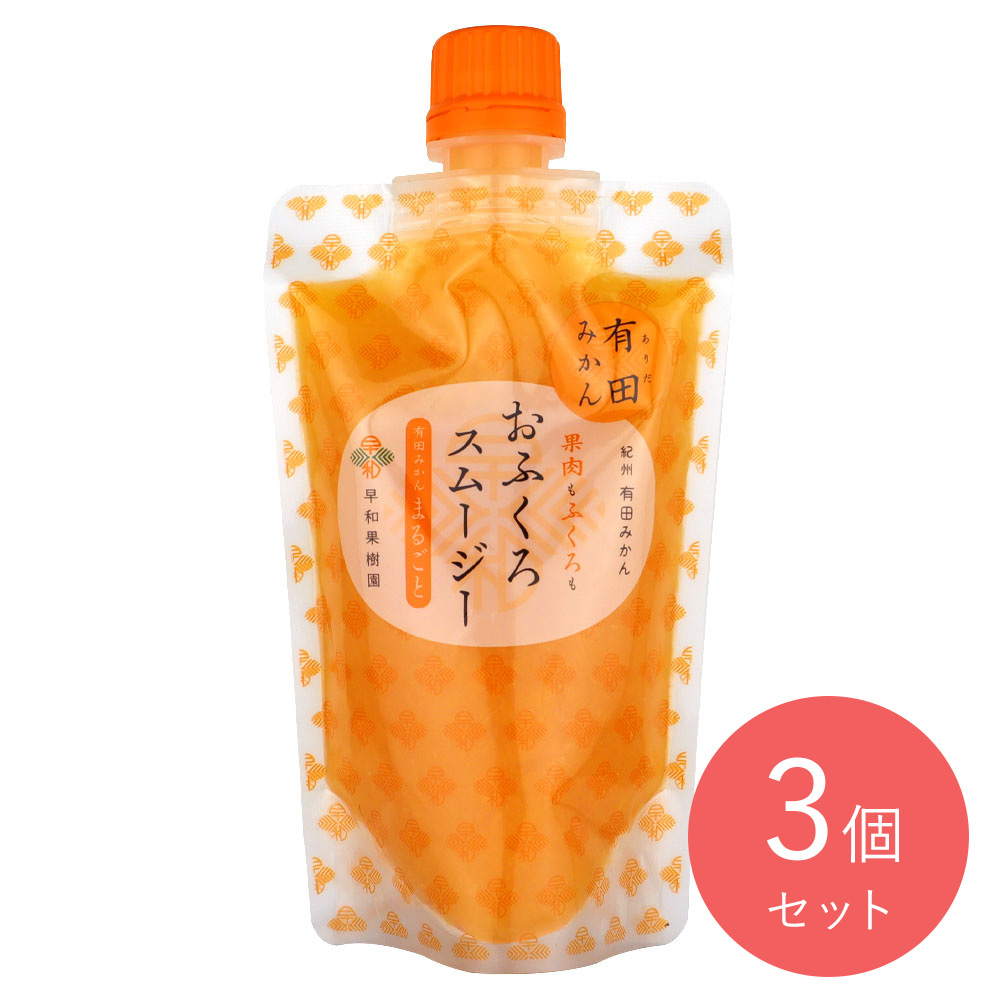 早和果樹園 おふくろスムージー有田みかん 170g×3個