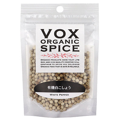 ヴォークス 有機 ホワイトペパーホール（袋） 35g