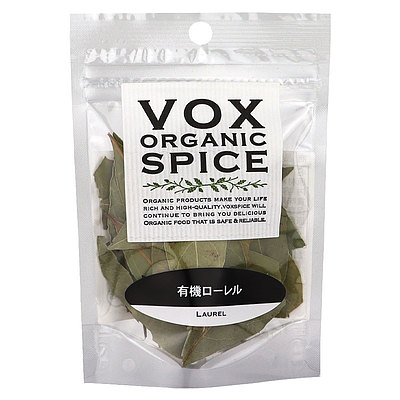 ヴォークススパイス 有機 ローレルホール（袋） 5g