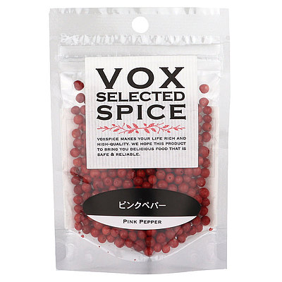 ヴォークススパイス ピンクペパー（袋） 15g