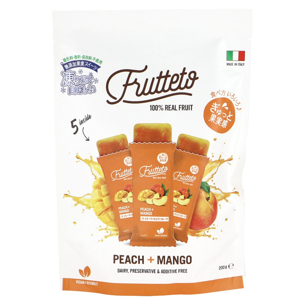 フルッテート ピーチ＆マンゴー 40g×5個