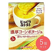 ポッカサッポロ じっくりコトコト濃厚コーンポタージュ 〔2077〕3P×5個