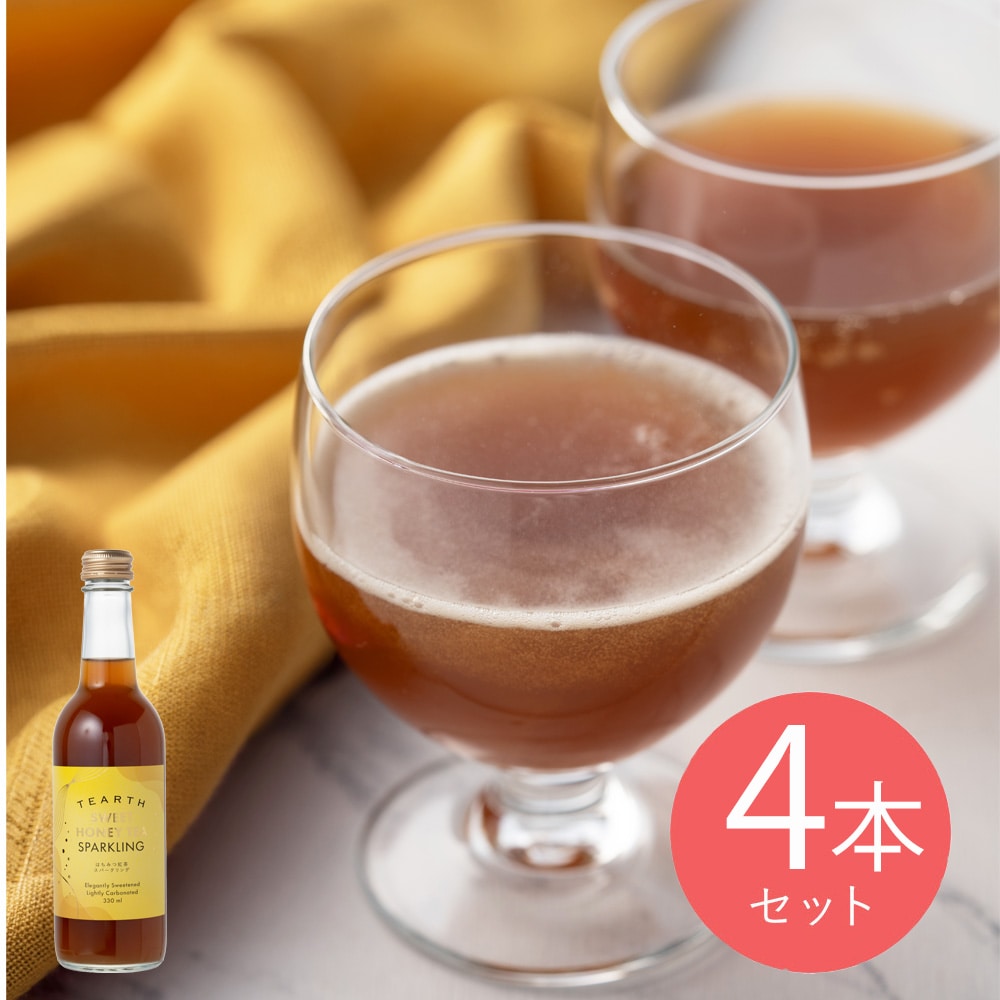 TEARTH はちみつ紅茶スパークリング 330ml×4本
