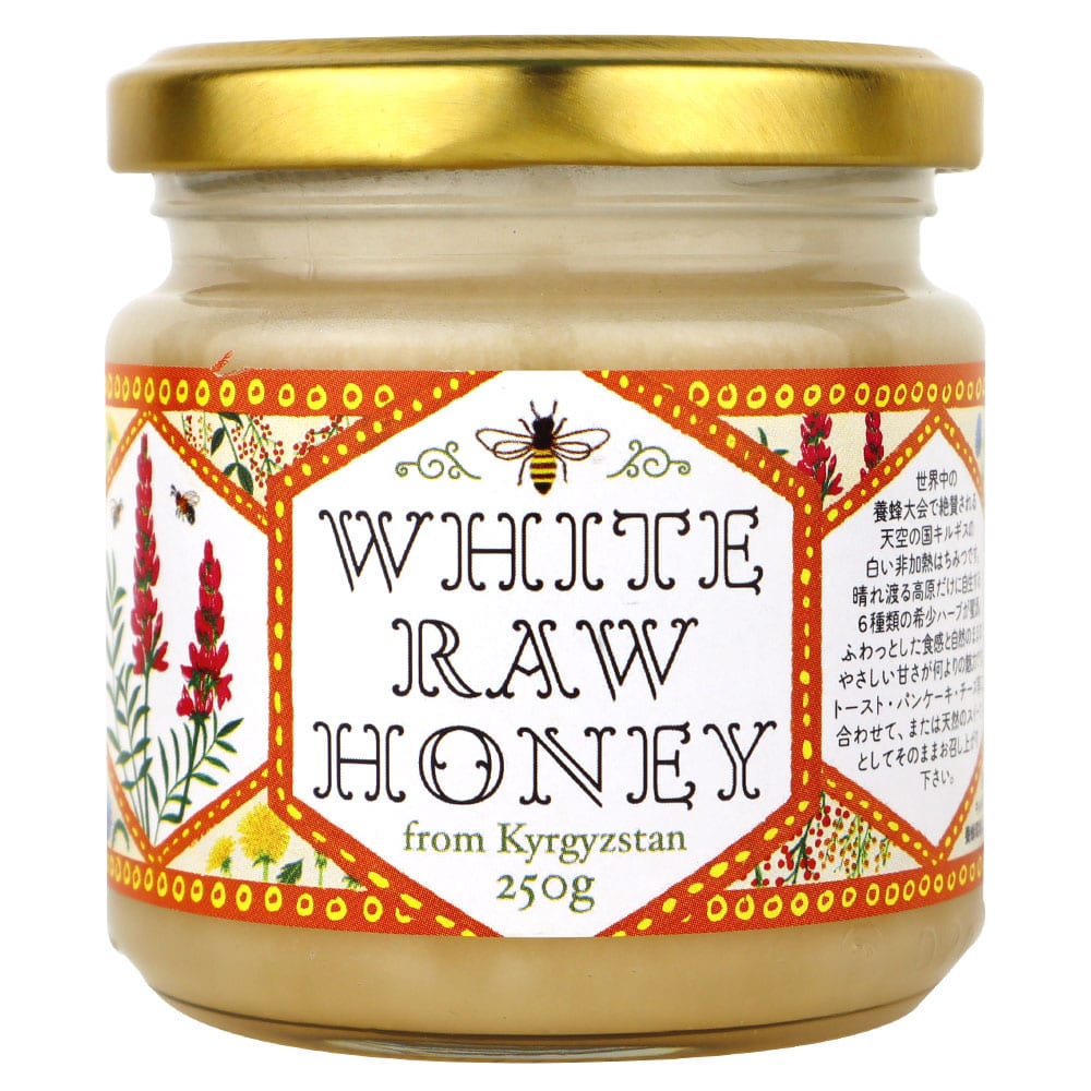 エコチャージジャパン キルギスの白いはちみつ (ローハニー) 250g [0037]
