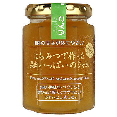 ヒロタカはちみつ果肉いっぱいのジャムりんご 150g