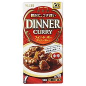 エスビー食品 ディナーカレー 中辛 97g×5個