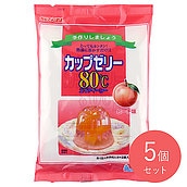 かんてんぱぱ カップゼリー ピーチ (100g×2袋)×5個