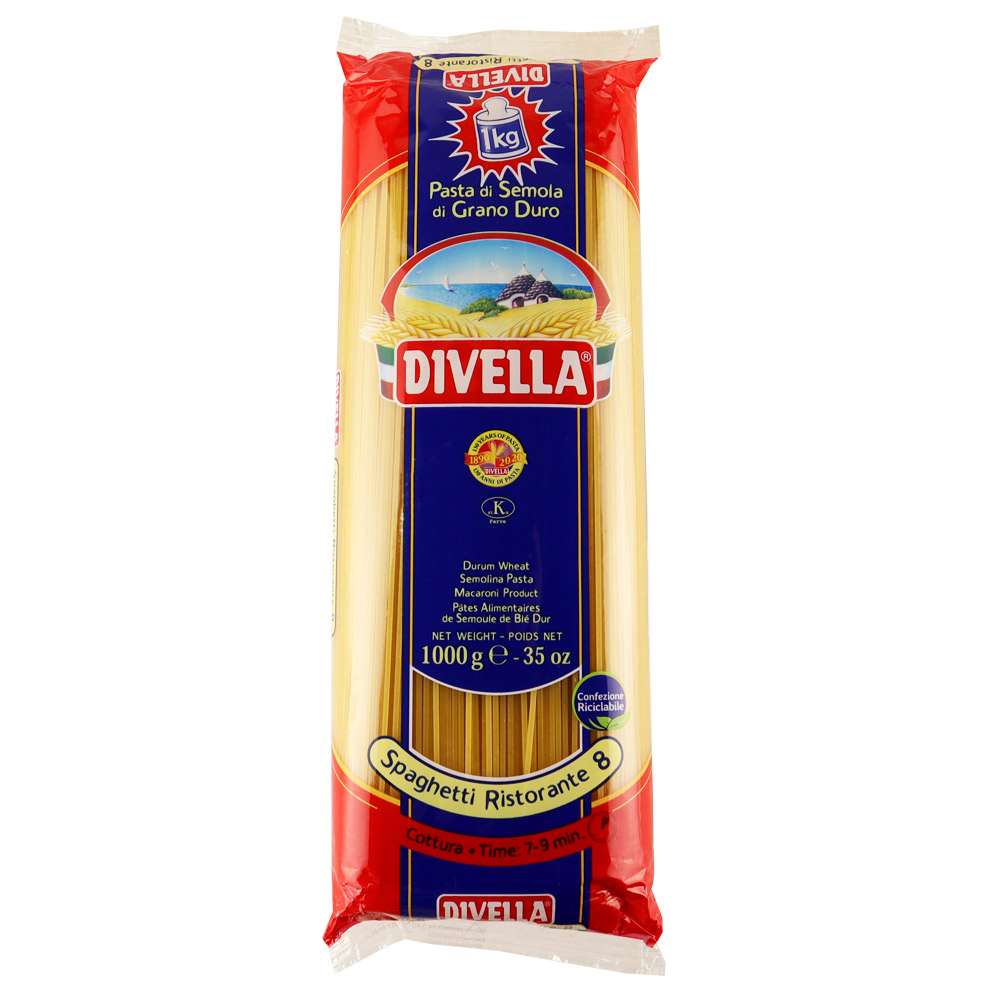 ディベラ No．8 スパゲッティリストランテ 1kg〔0084〕