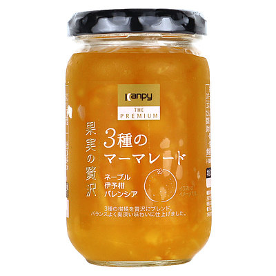 カンピーザプレミアム 果実の贅沢 3種のマーマレー185g