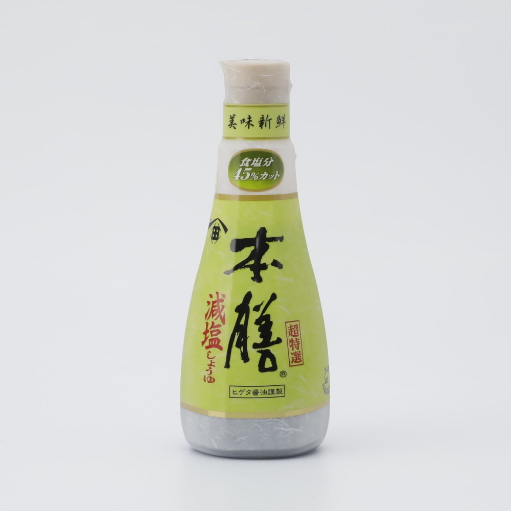 ヒゲタ 減塩しょうゆ 本膳 200ml
