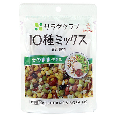 QP サラダクラブ 10種ミックス（豆と穀物） 40g