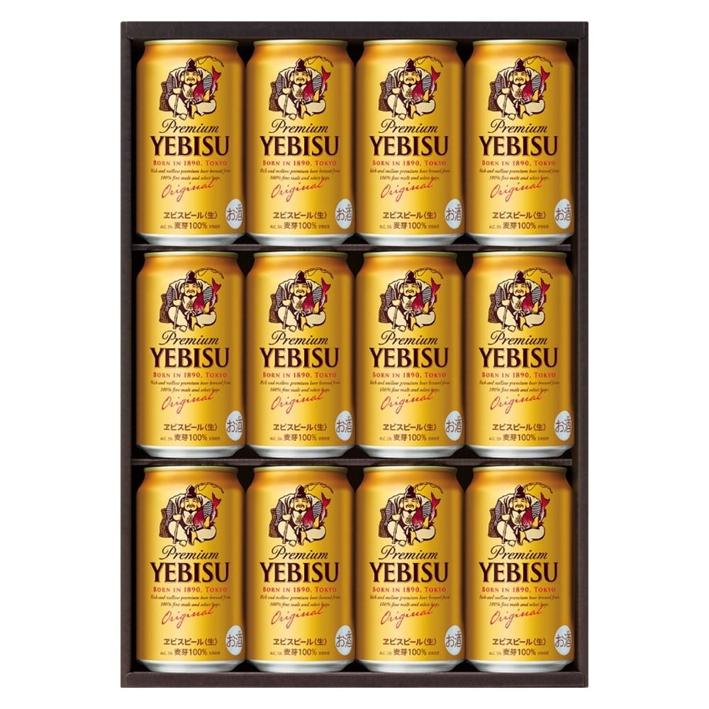【お中元】【EK】サッポロビール ヱビスビール缶セット 350ml×12缶入 YE3D