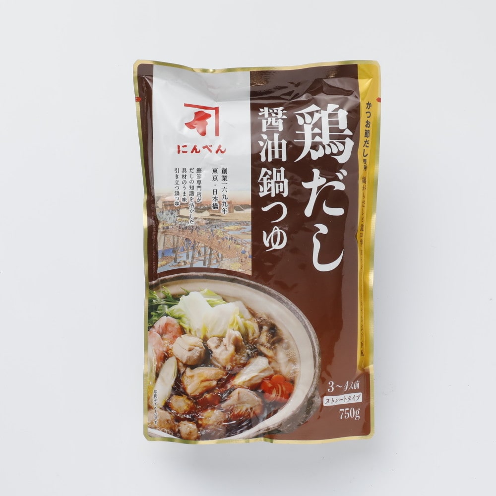 にんべん 鶏だし醤油鍋つゆ 750g