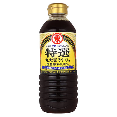 ヒガシマル醤油 特選丸大豆うすくちしょうゆ 500ml