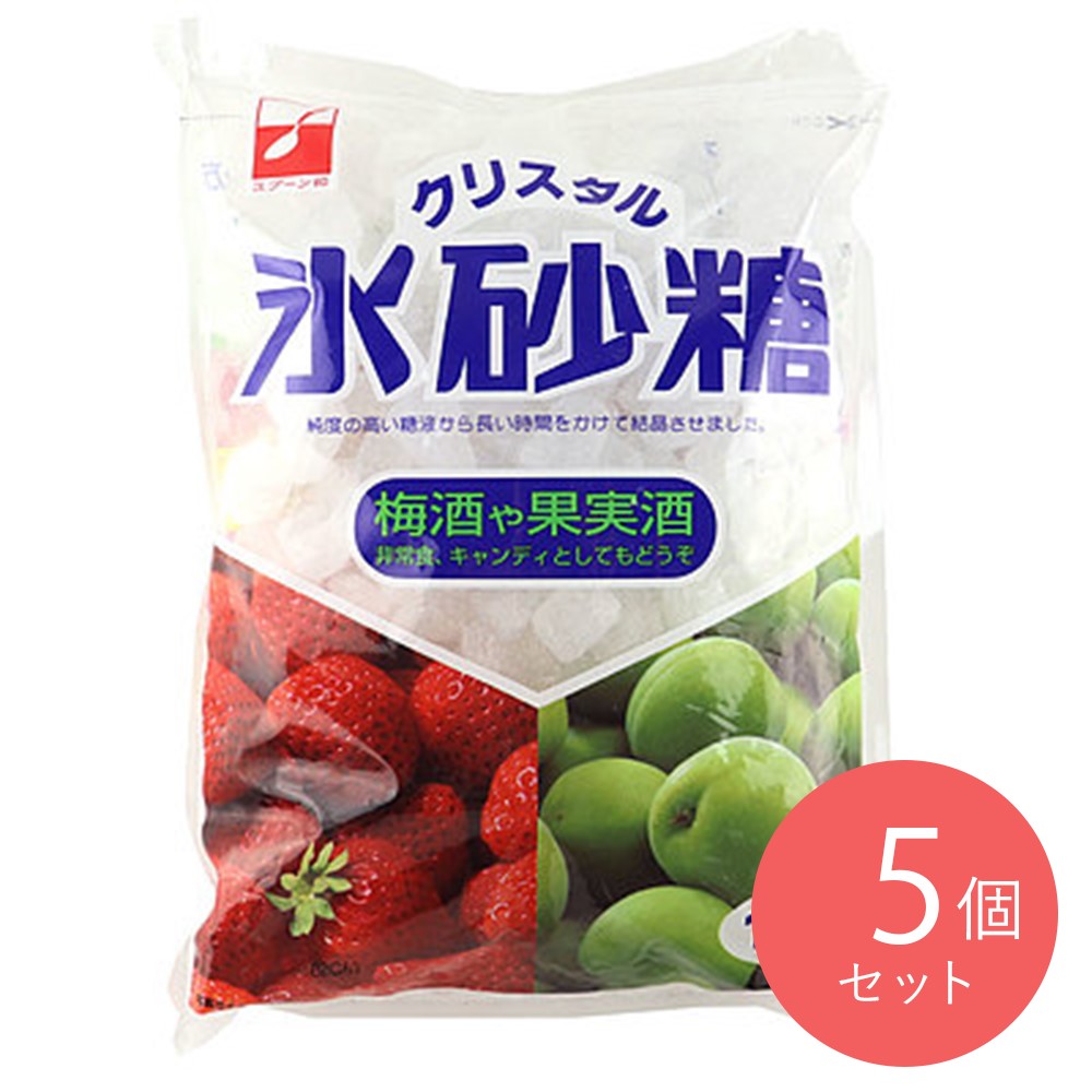 スプーン印 氷砂糖クリスタル 1kg×5個