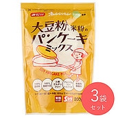 みたけ食品 大豆粉と米粉のパンケーキミックス 200g×3袋