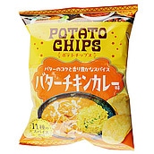 山芳製菓 ポテトチップス バターチキンカレー味 110g