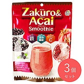 ユニマットリケン ザクロ＆アサイースムージー 140g×3個