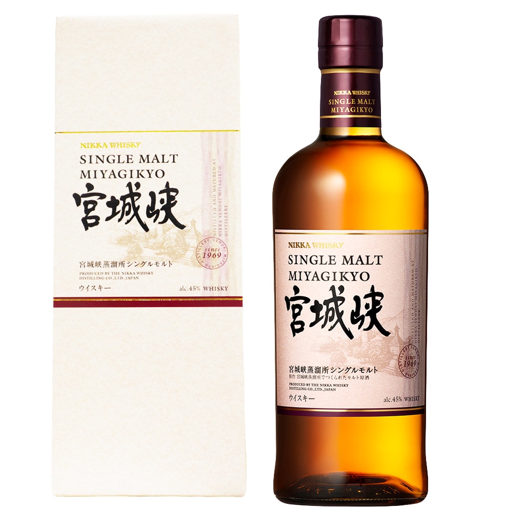ニッカウヰスキー シングルモルト宮城峡 ギフトボックス 700ml