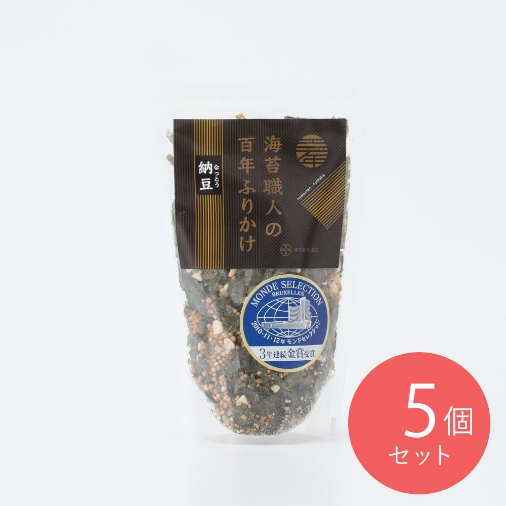 通宝 海苔職人の百年ふりかけ 納豆 40g×5個