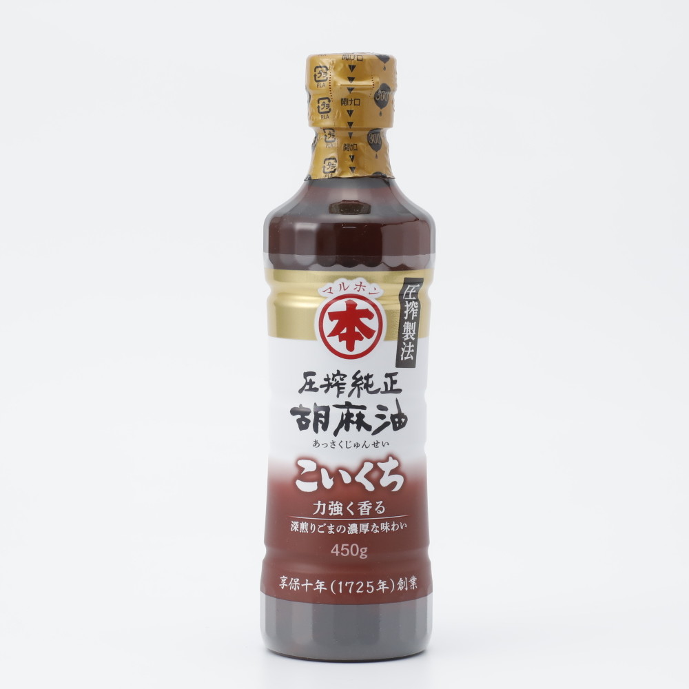 マルホン 圧搾純正胡麻油 濃口 450g