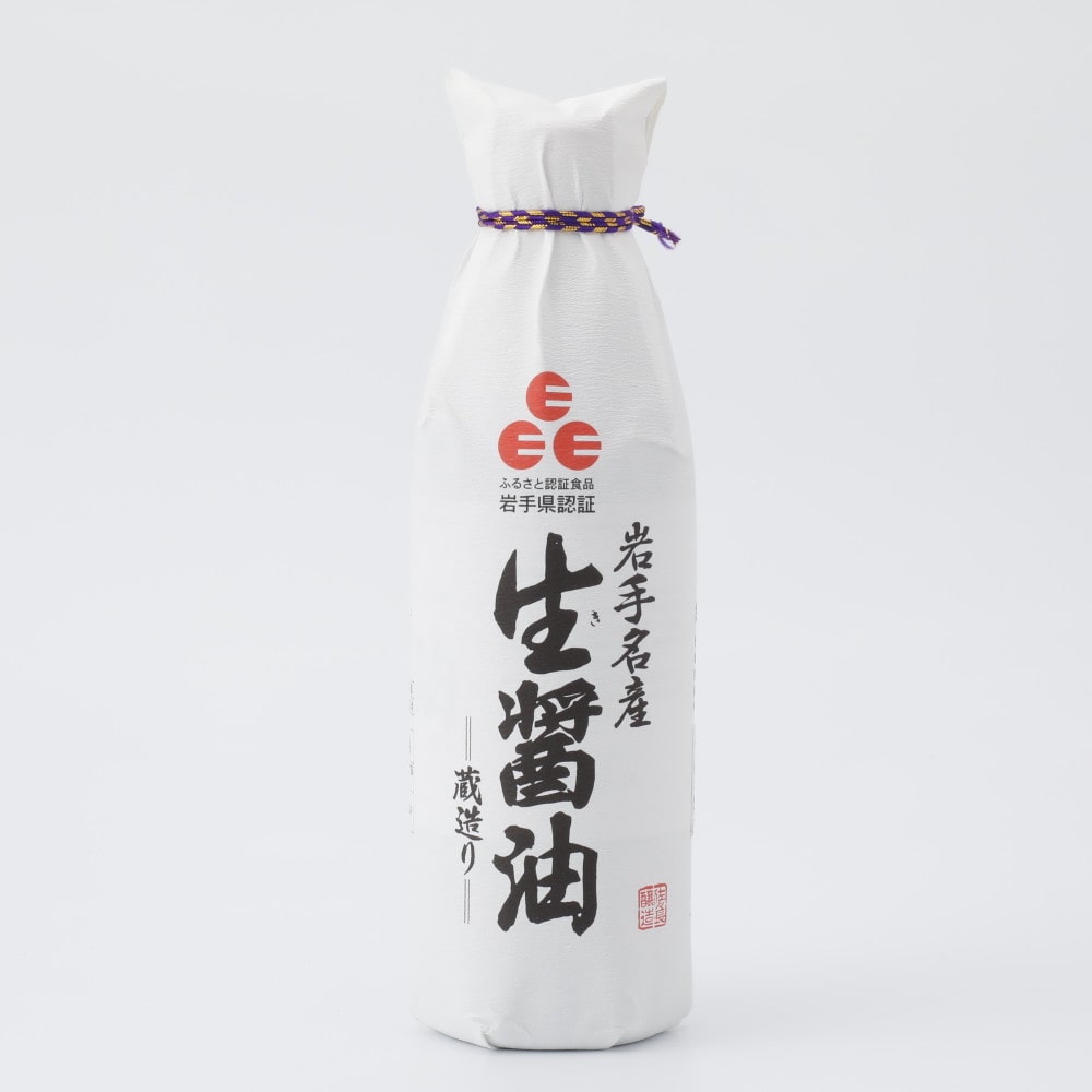 佐々長醸造 岩手名産 生醤油 500ml