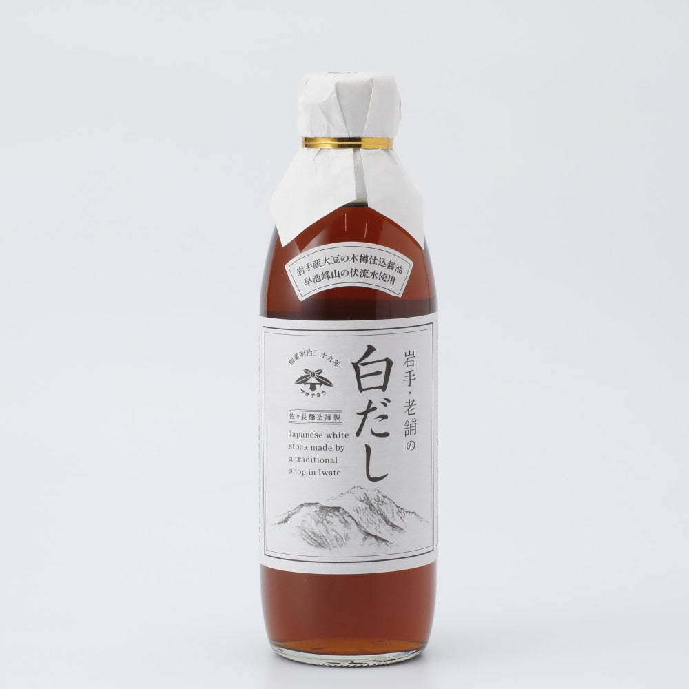 佐々長醸造 岩手 老舗の白だし 500ml