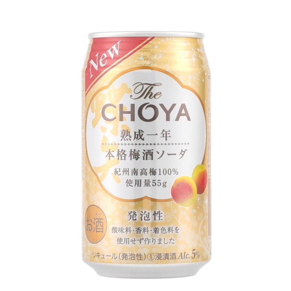 ザ・チョーヤ熟成一年本格梅酒ソーダ 350ml