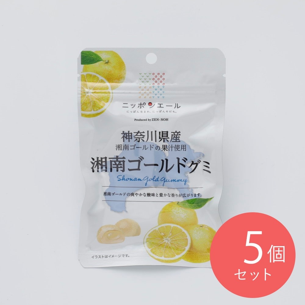 全農食品 神奈川県産湘南ゴールドグミ 40g×5個