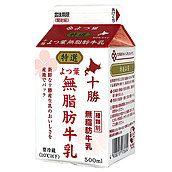 よつ葉 特選無脂肪牛乳 500ml×3個〔4069〕