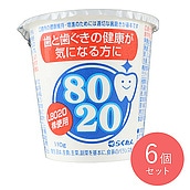 らくれん 8020ヨーグルト１P 110g ×6個 |D+2