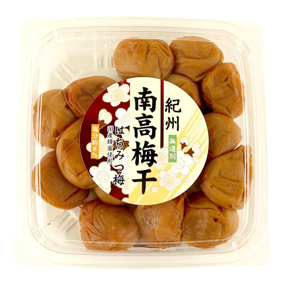 中峰農園 紀州南高梅 はちみつ漬 塩分約8％ 400g