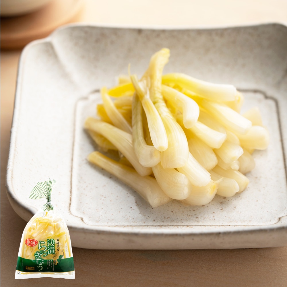 上沖産業 宮崎県産 浅漬らっきょう 100g｜D+3