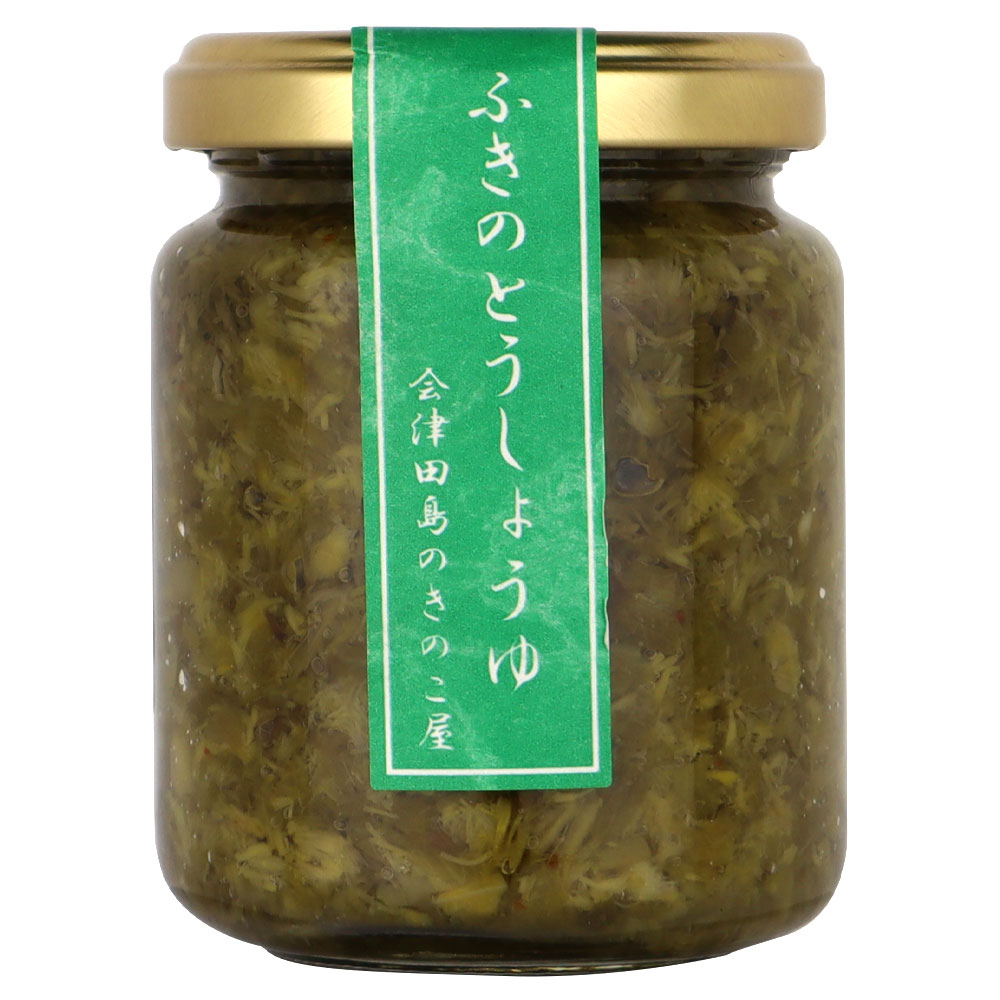 休会津物産 ふきのとうしょうゆ 140g