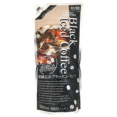 成城石井ブラックアイスコーヒー【無糖】 1000ml 【アルミパウチ】