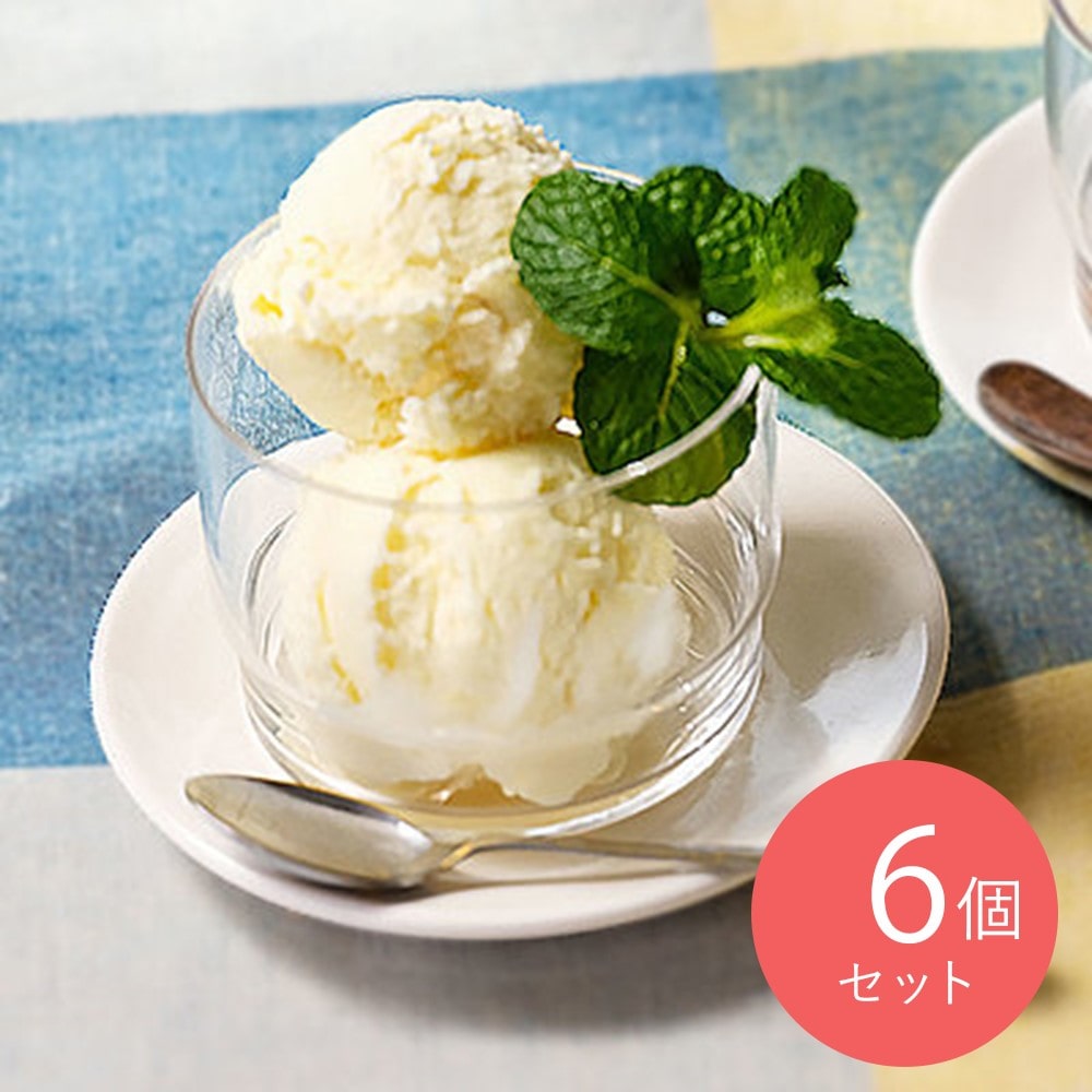 成城石井 くちどけなめらかなミルクアイス 110ml×6個