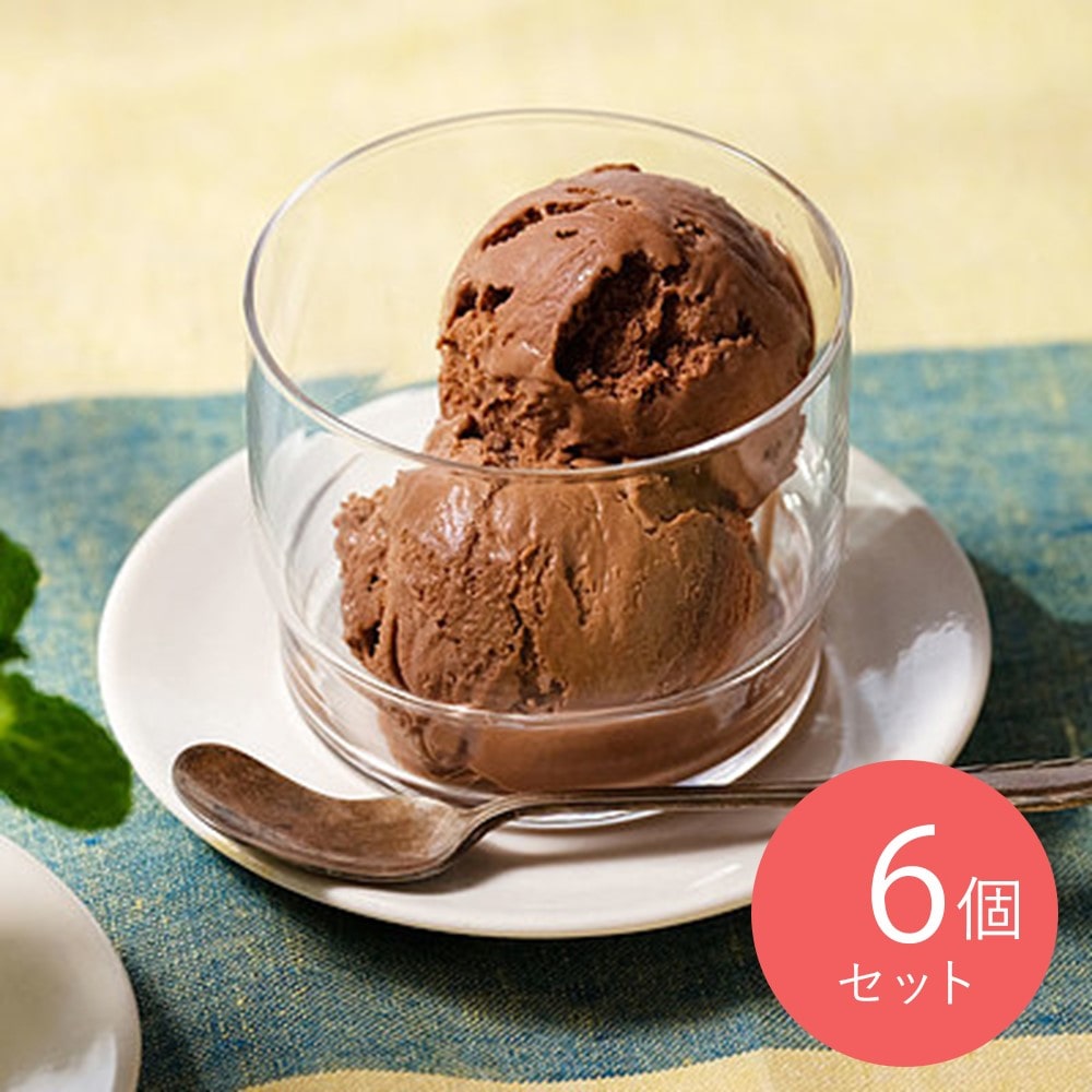 成城石井 くちどけなめらかなチョコレートアイス 110ml×6個