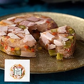 成城石井自家製 ロースハムと3種野菜の彩アスピック 180g| D+2 / 年内お届け12月26日注文まで / 1月1-6日着不可