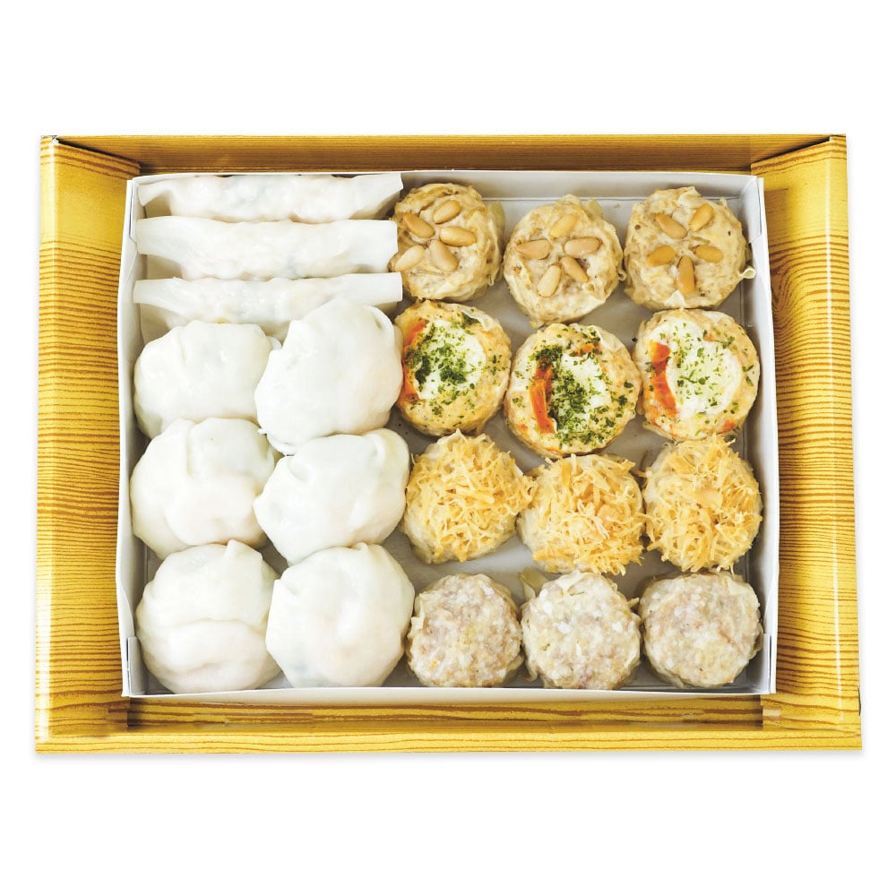 【お取り寄せ】【GR】成城石井自家製 海老の点心と贅沢焼売・饅頭セットB 7種 21個入