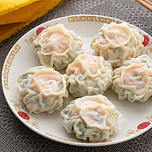 成城石井自家製 にらたっぷり！国産鶏と海老のにら饅頭 6個 | D+2 / 消費期限：発送日より3日間