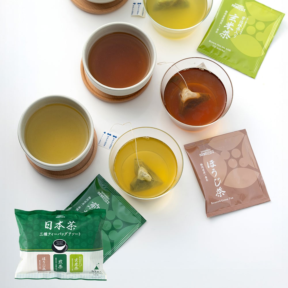 日本茶三種ティーバックアソート 30袋(各2g×10袋)