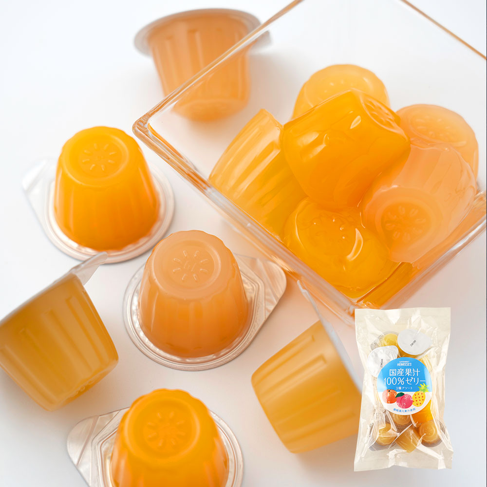成城石井 国産果汁100％ゼリー3種アソート12個 | D+2