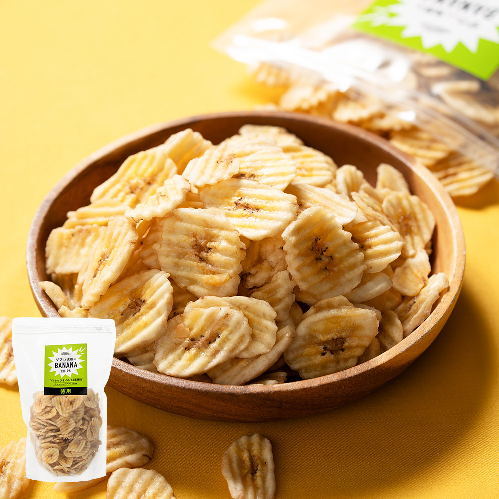 成城石井 ザクッと食感のバナナチップス 徳用 405g | D+2