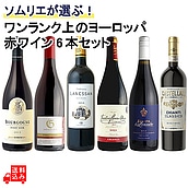 【送料込み】ソムリエが選ぶ！ワンランク上のヨーロッパ赤ワインセット 750ml×6本 【DB】