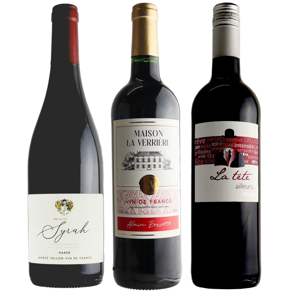 おすすめフランス赤ワイン3本セット 750ml×3本