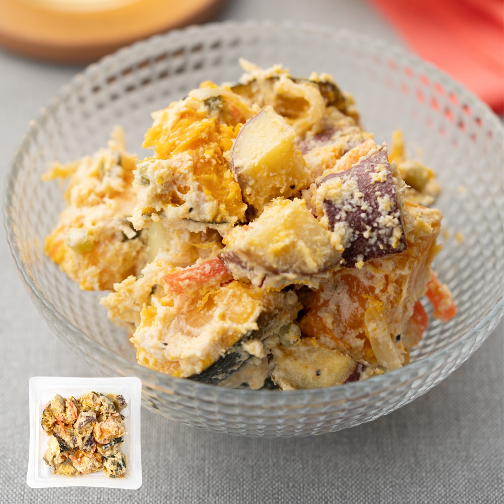 成城石井自家製 さつまいもとかぼちゃのおからサラダ| D+2 / 消費期限：発送日より2日間