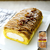 成城石井 モンブランロールたっぷりマロンクリームのモンブランロール 1個 | D+2 / 消費期限：発送日より3日間