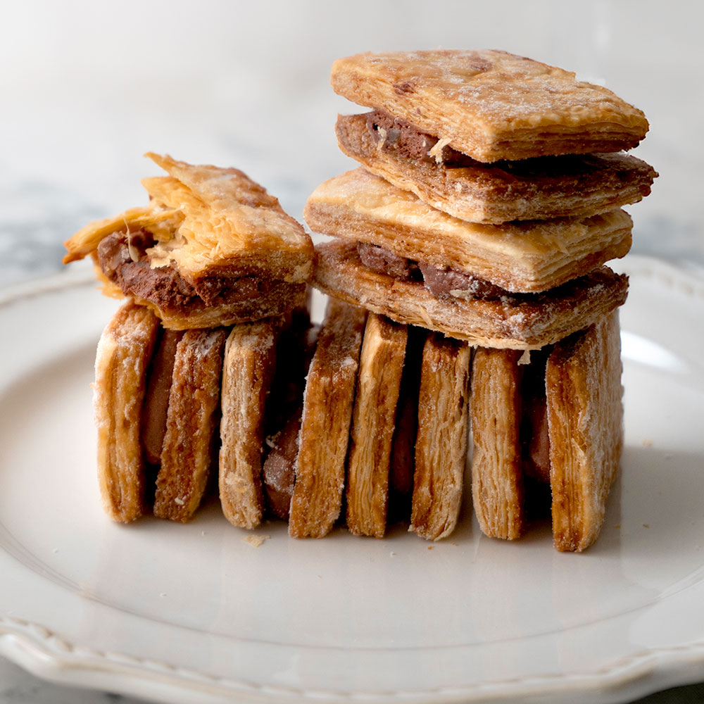 成城石井自家製発酵バターパイのクリームサンドショコラ&オランジュ7個 | D+2